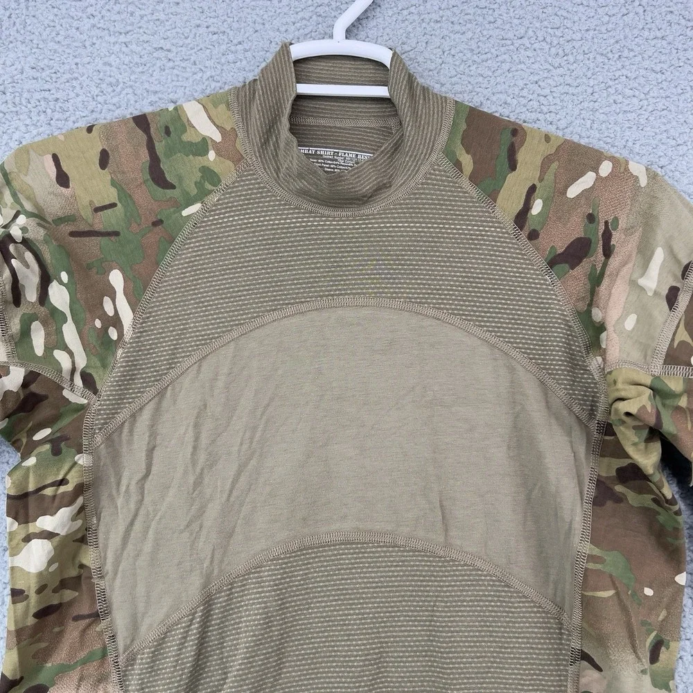 Army‎ Combat Shirt Long Sleeve Flame Resistant Multicam Men's M New